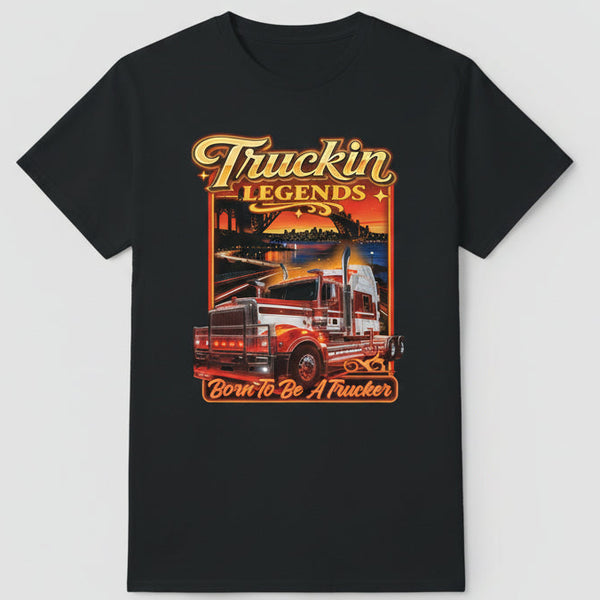 Truckin Legends - Heavyweight Unisex Crewneck T-shirt | Gildan® 5000