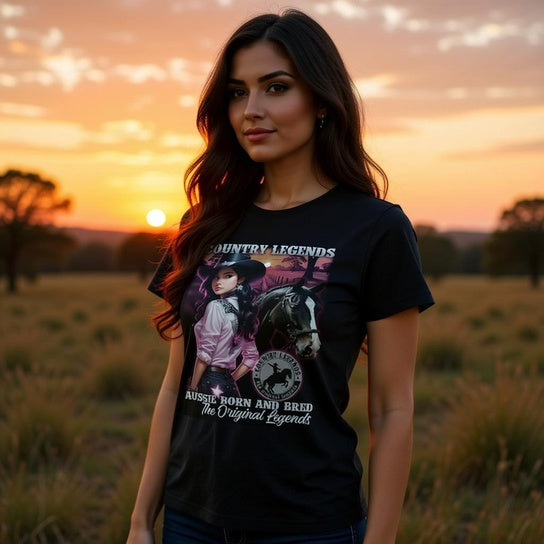 Country Legends - Heavyweight Unisex Crewneck T-shirt | Gildan® 5000