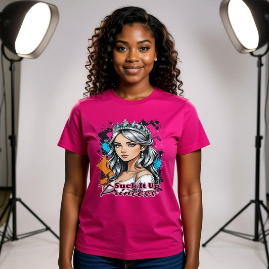 Suck it up princess  - Heavyweight Unisex Crewneck T-shirt | Gildan® 5000